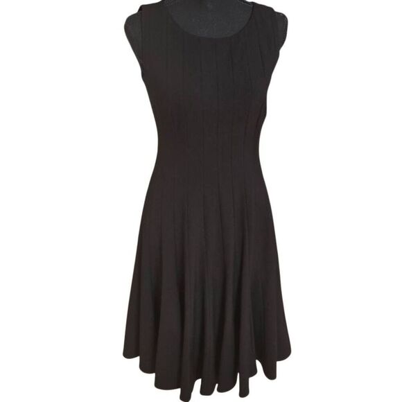 Calvin Klein Dresses & Skirts - Calvin Klein Womens Sleeveless Back Zip Fit & Flare Dress Black Size 4